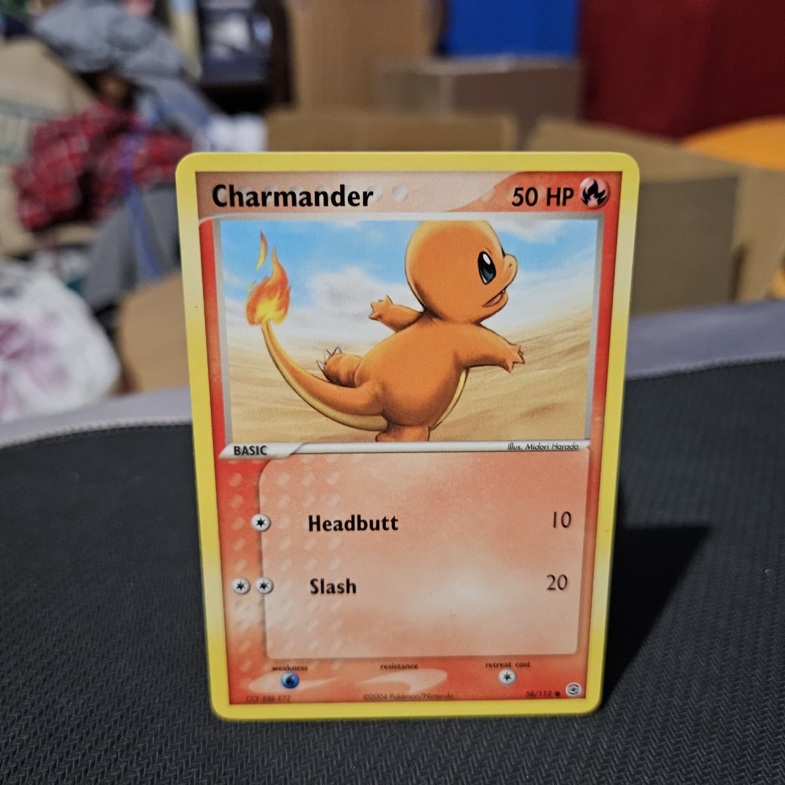 Charmander Pokemon TCG FireRed And LeafGreen Common Card #58/112 Moderate