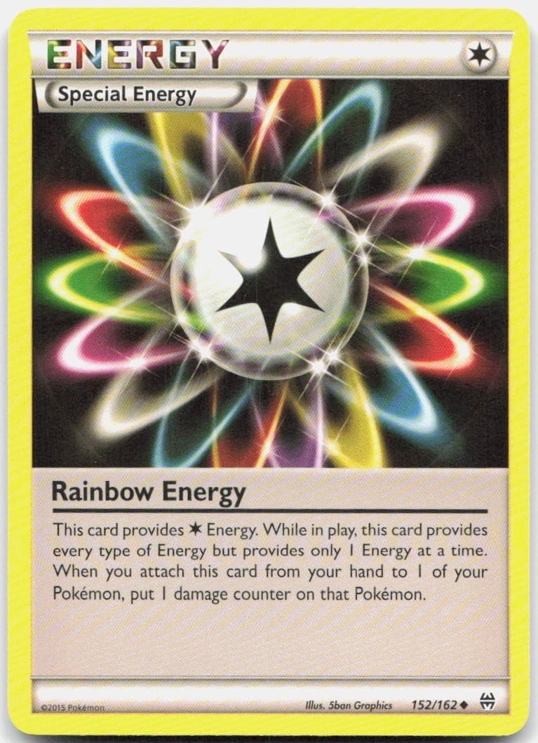 Rainbow Energy 152/162 Uncommon BREAKthrough Pokemon LP