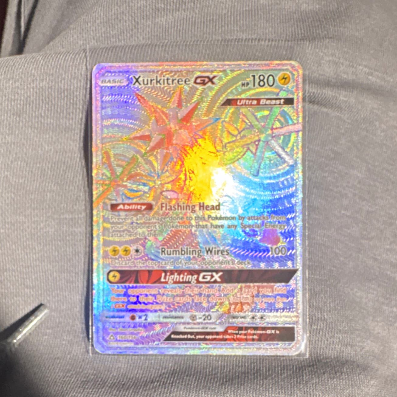 The Pokémon Company Xurkitree GX 160/156 Sm-Ultra Prism Secret Rare Holo EN