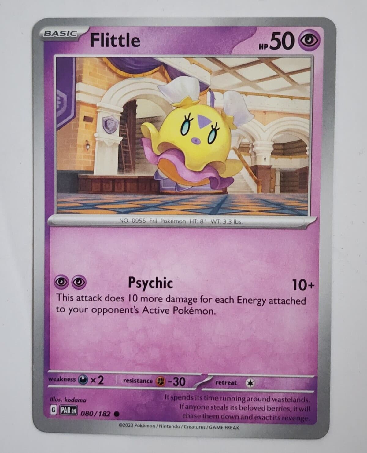 Flittle 80/182 Common Paradox Rift Pokemon Card