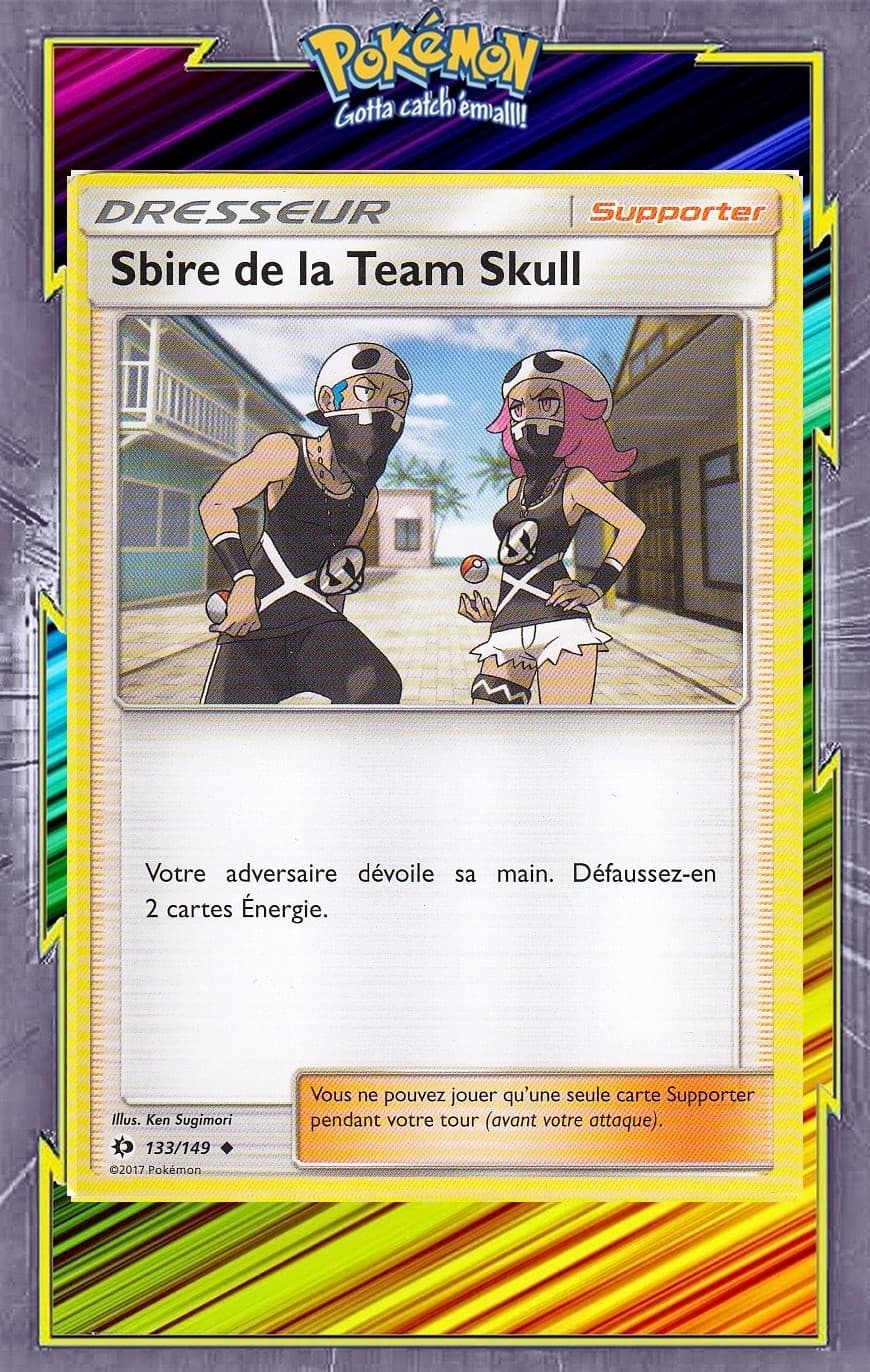 Sbire de la Team Skull -SL1:Soleil et Lune-133/149-Carte Pokemon Neuve Française