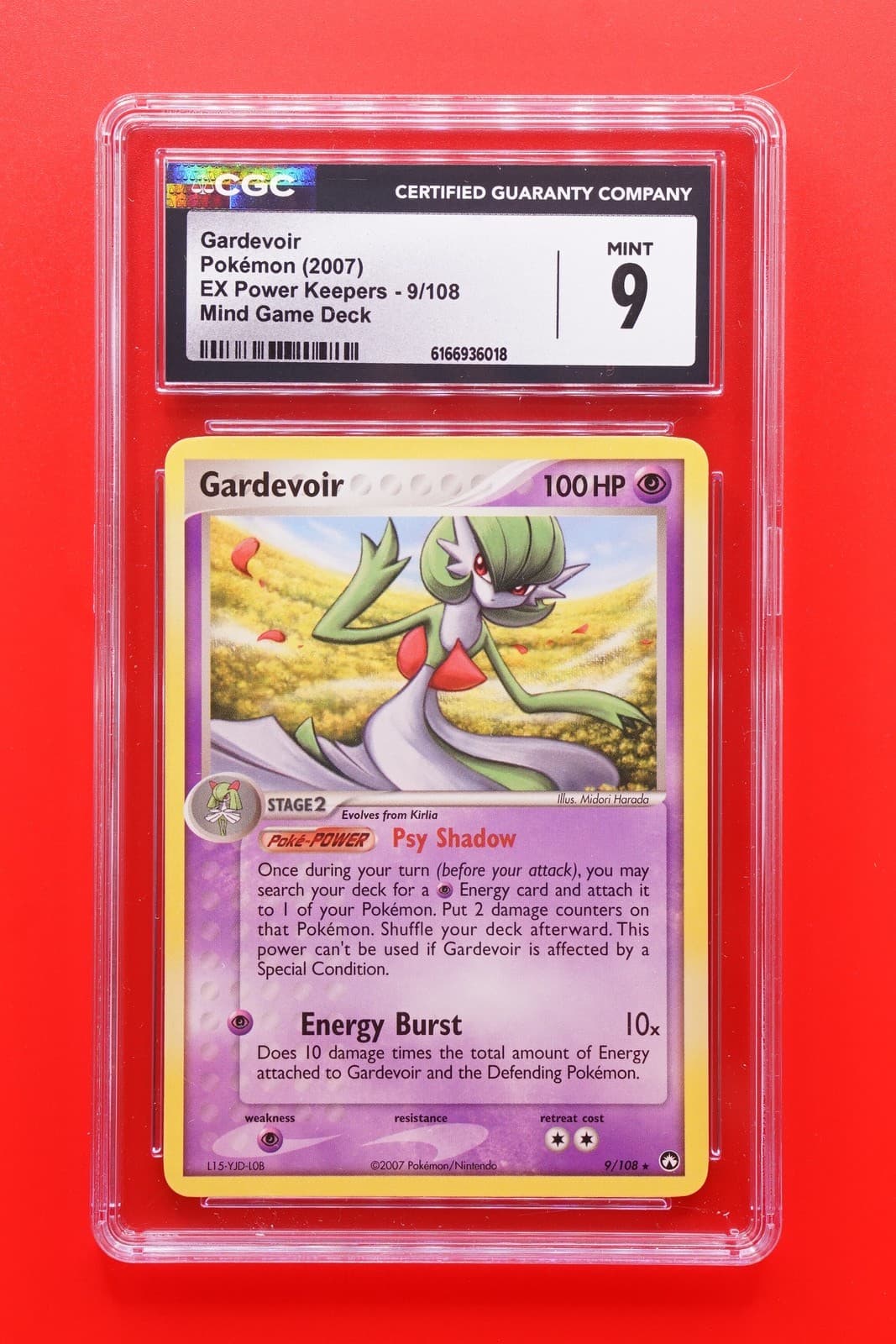 EX Power Keepers #9/108 Gardevoir Mind Game Deck Rare CGC 9