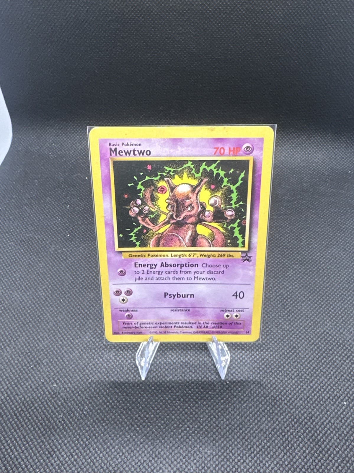 Mewtwo 14 Promo Wizards Black Star Promos Pokemon Heavily Played