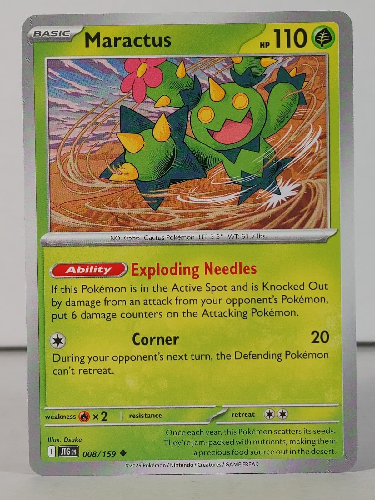 Maractus - POKEMON - Journey Together - 008/159 - singles