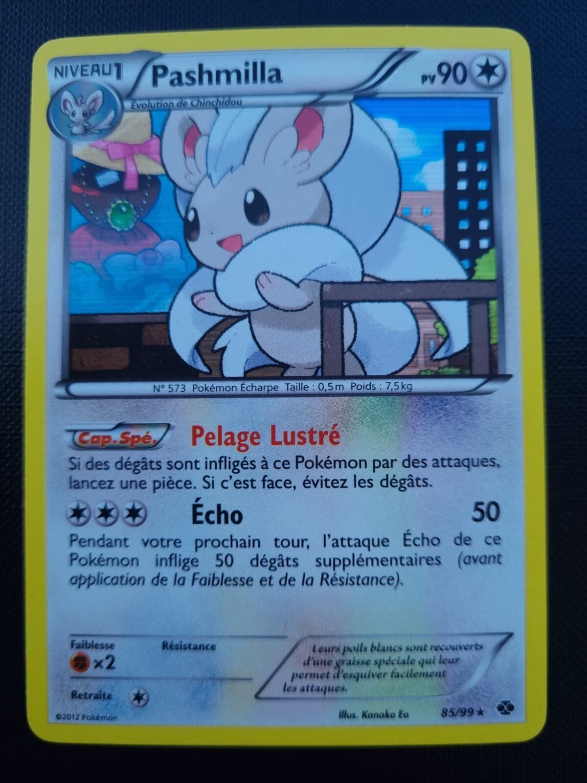 Pashmilla HOLO - Proche du Neuf/Near Mint - Destinées Futures 85/99 POKEMON