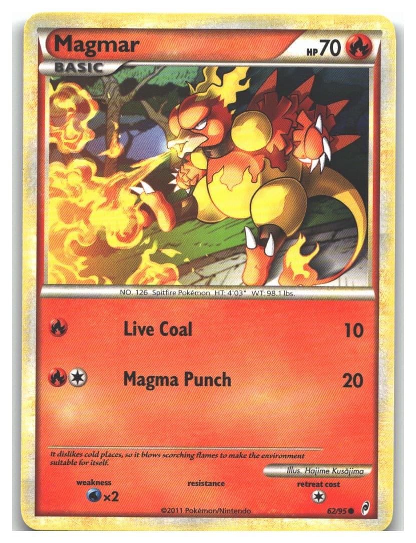 Magmar - 62/95 NM EN Call of Legends Common
