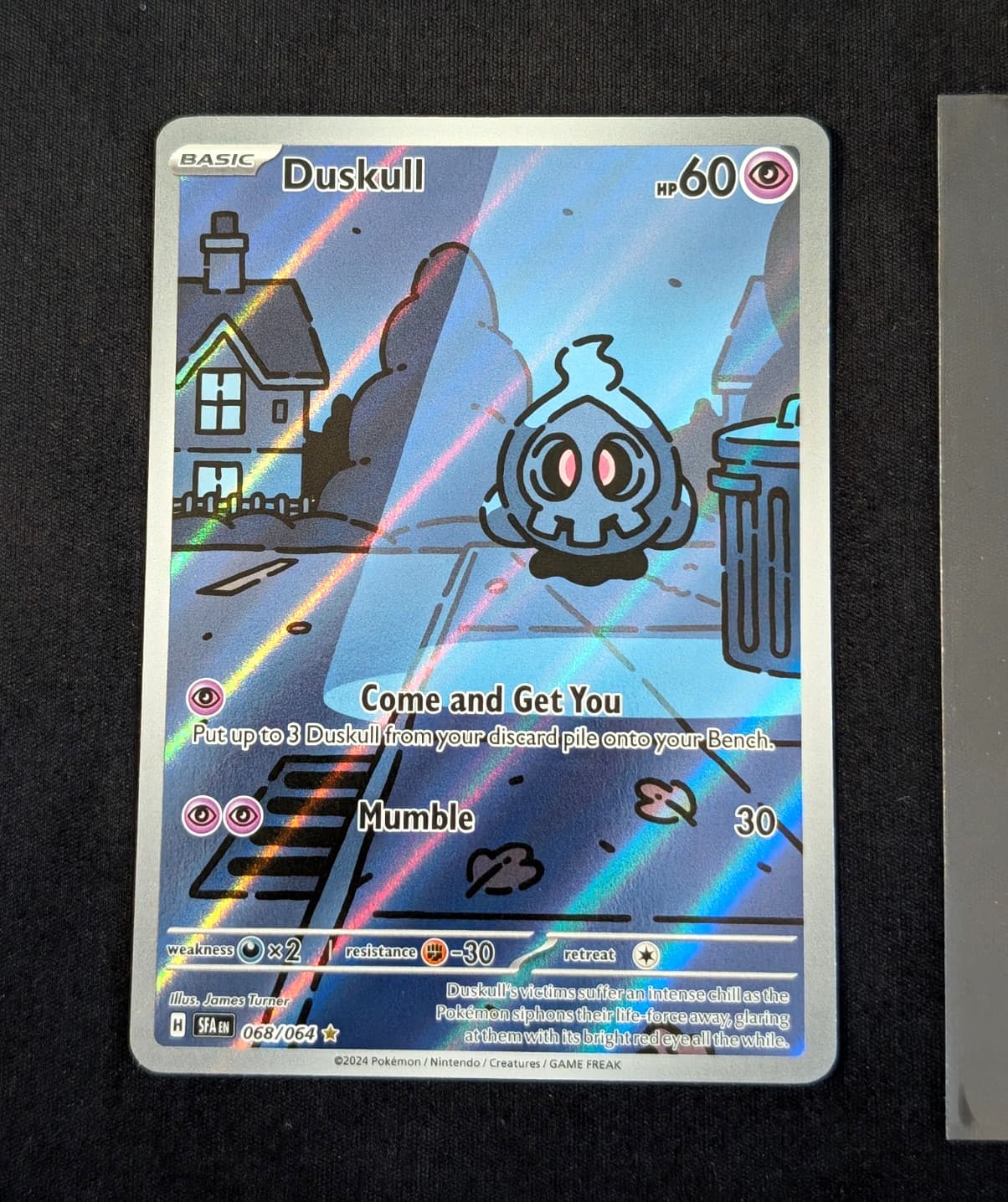 Pokemon TCG Duskull 068/064 NM Shrouded Fable Illustration Rare Holo EN 2024