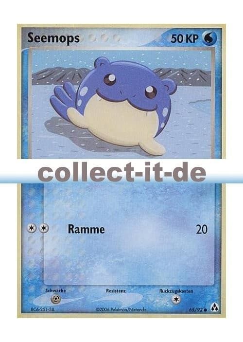 Pokemon EX Legend Maker 65/92 - Seemops Deutsch