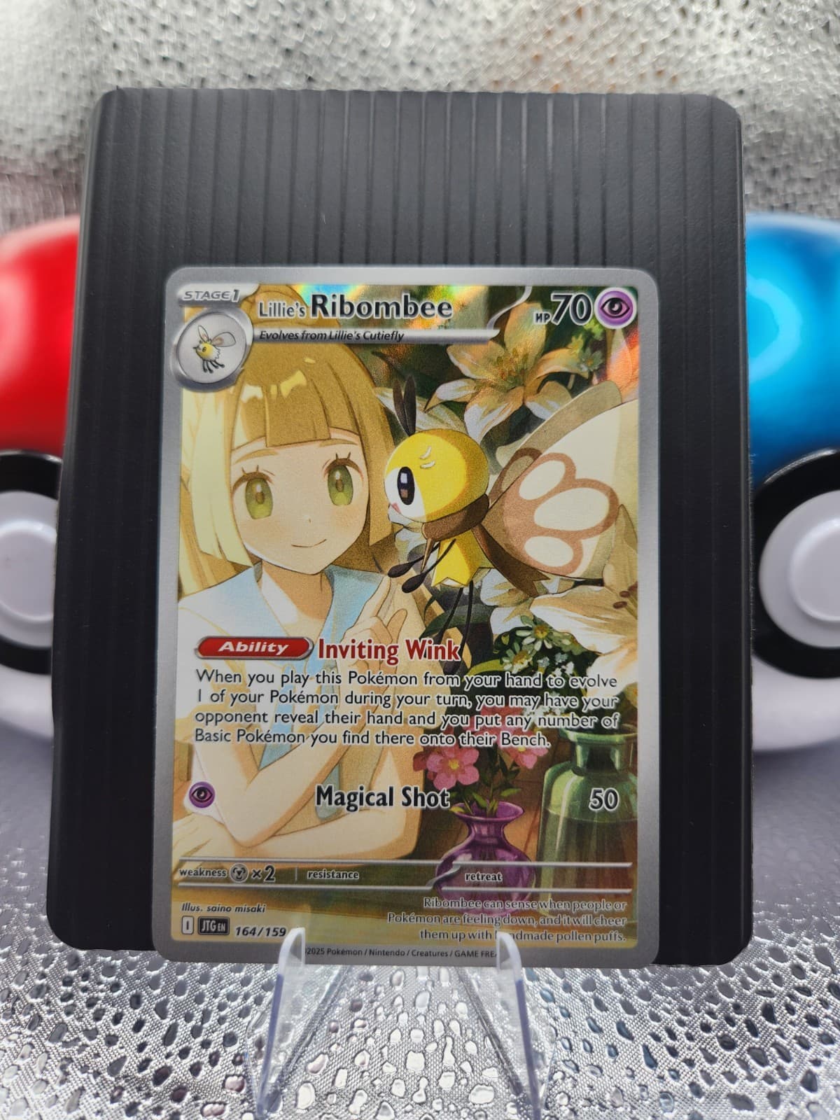 Lillie's Ribombee 164/159 Sv09: Journey Together Holo