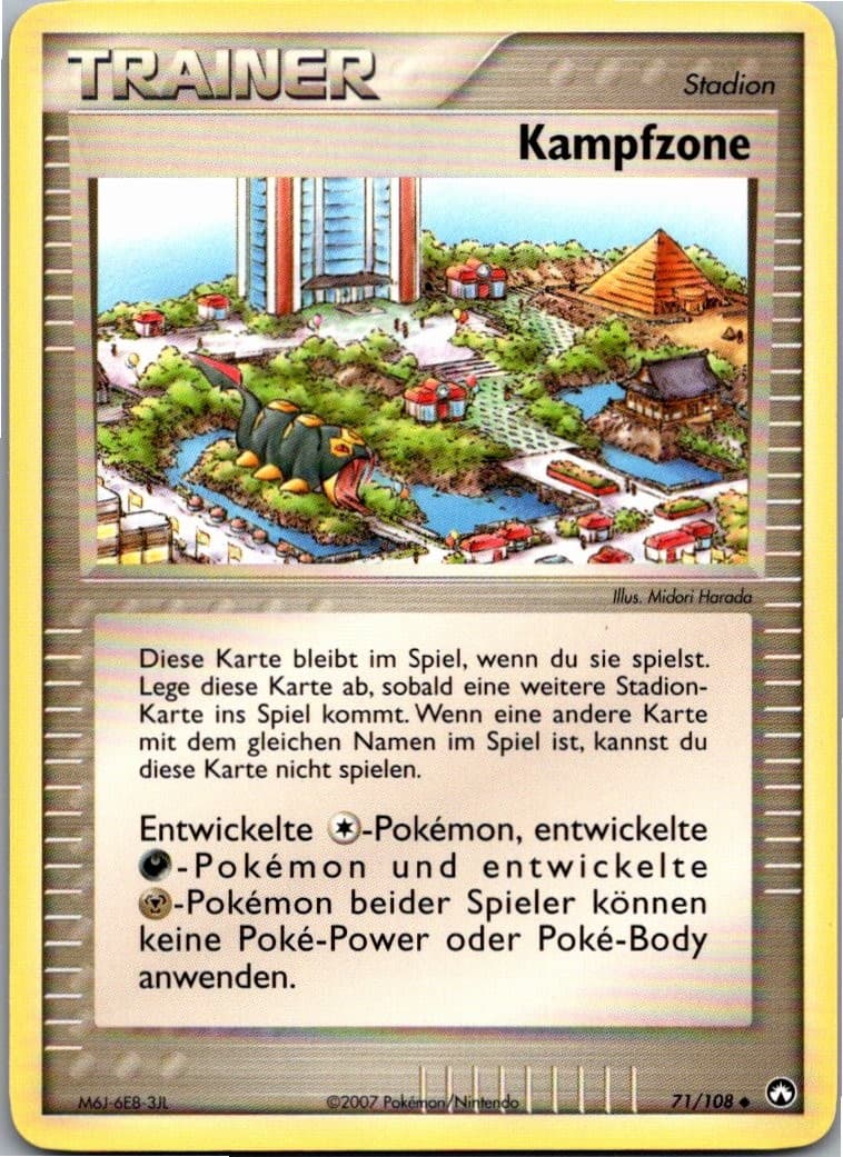 Pokémon Kampfzone 71/108 EX Power Keepers 2007 Deutsch