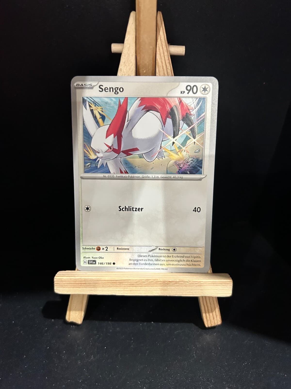 Sengo 146/198 Pokemon Karte TCG aus Karmesin und Purpur