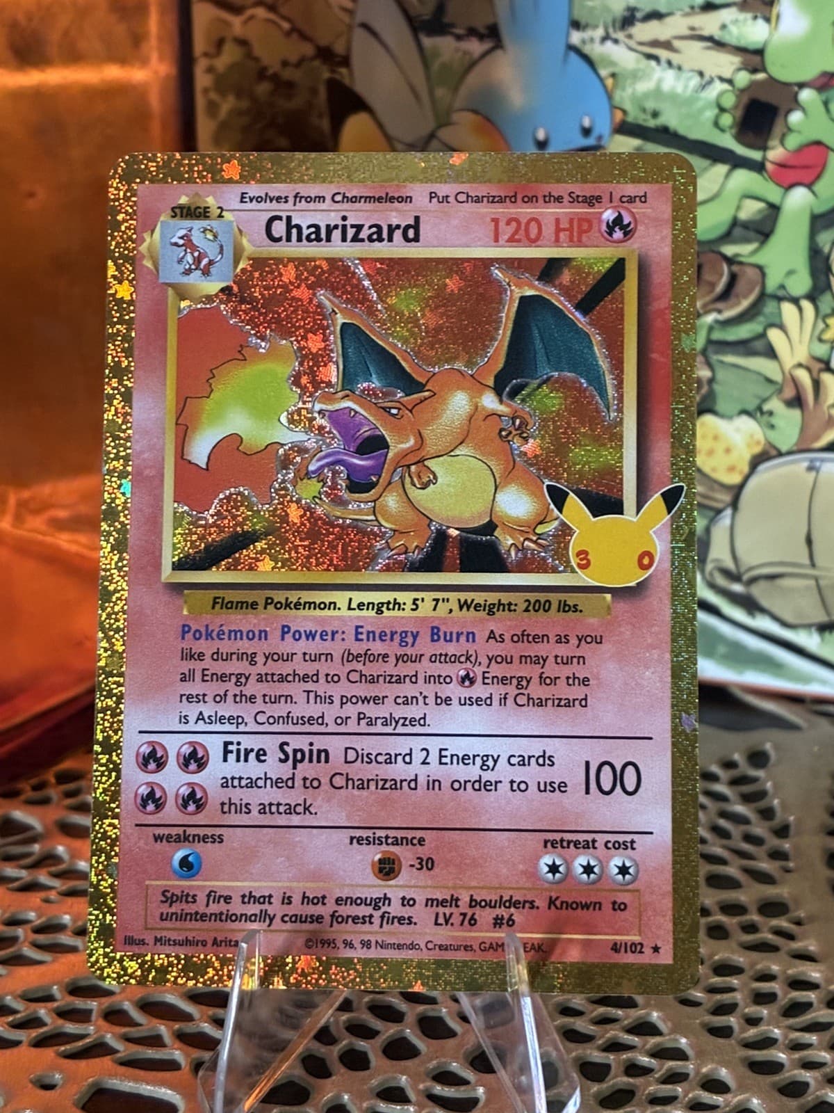 Pokemon Charizard 4/102 30th Anniversary Celebration Classic Collection NM