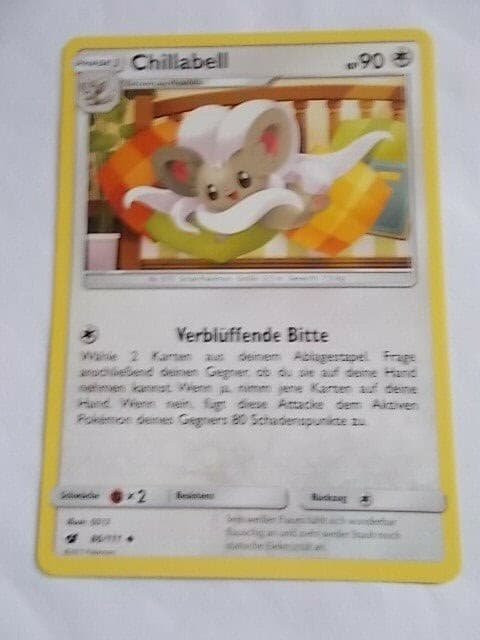 Pokemon Karten SM04 Aufziehen der Sturmröte 86/111 Chillabell