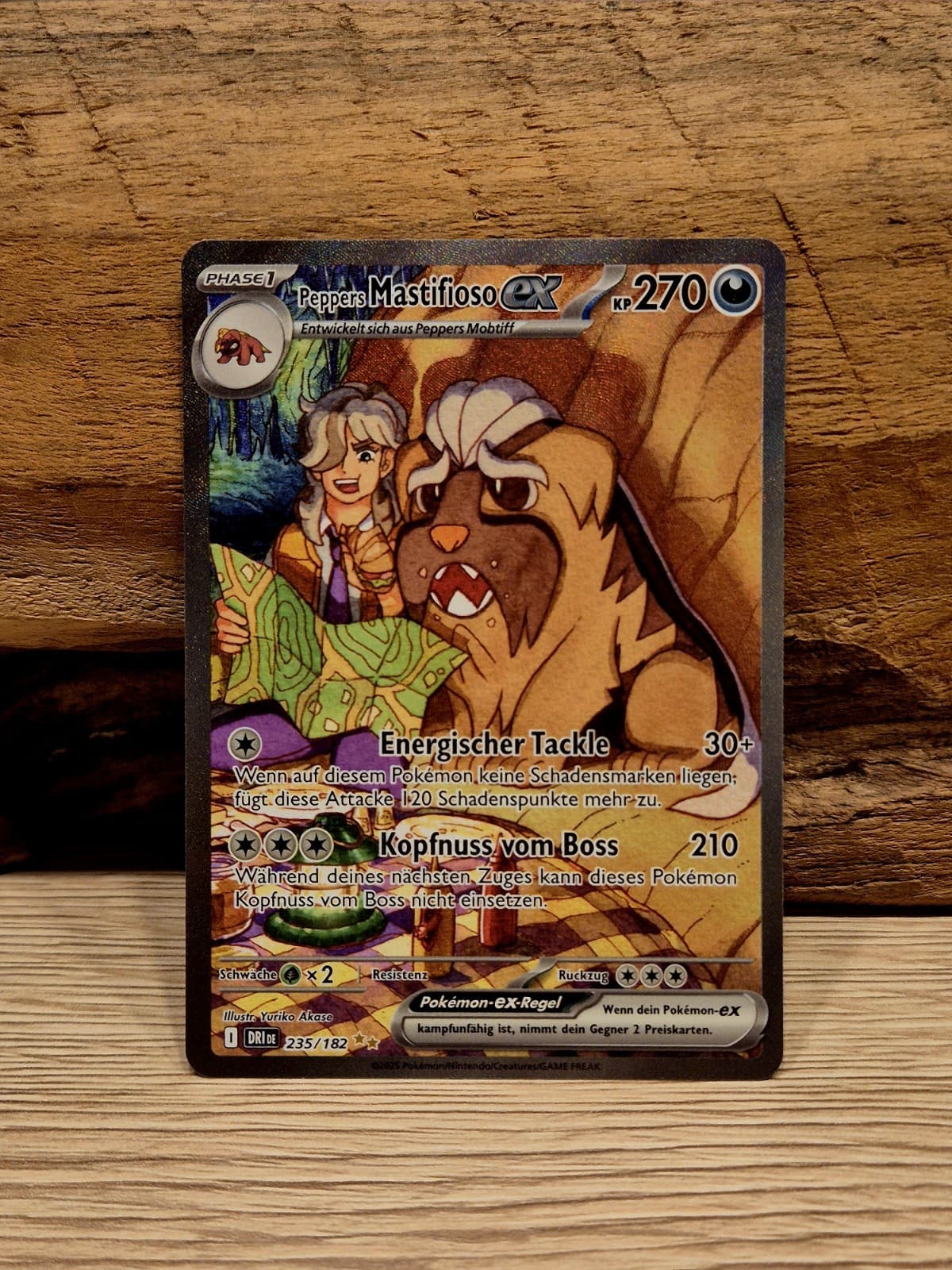 Pokemon Peppers Mastifioso ex 235/182 SIR Ewige Rivalen Deutsch NM
