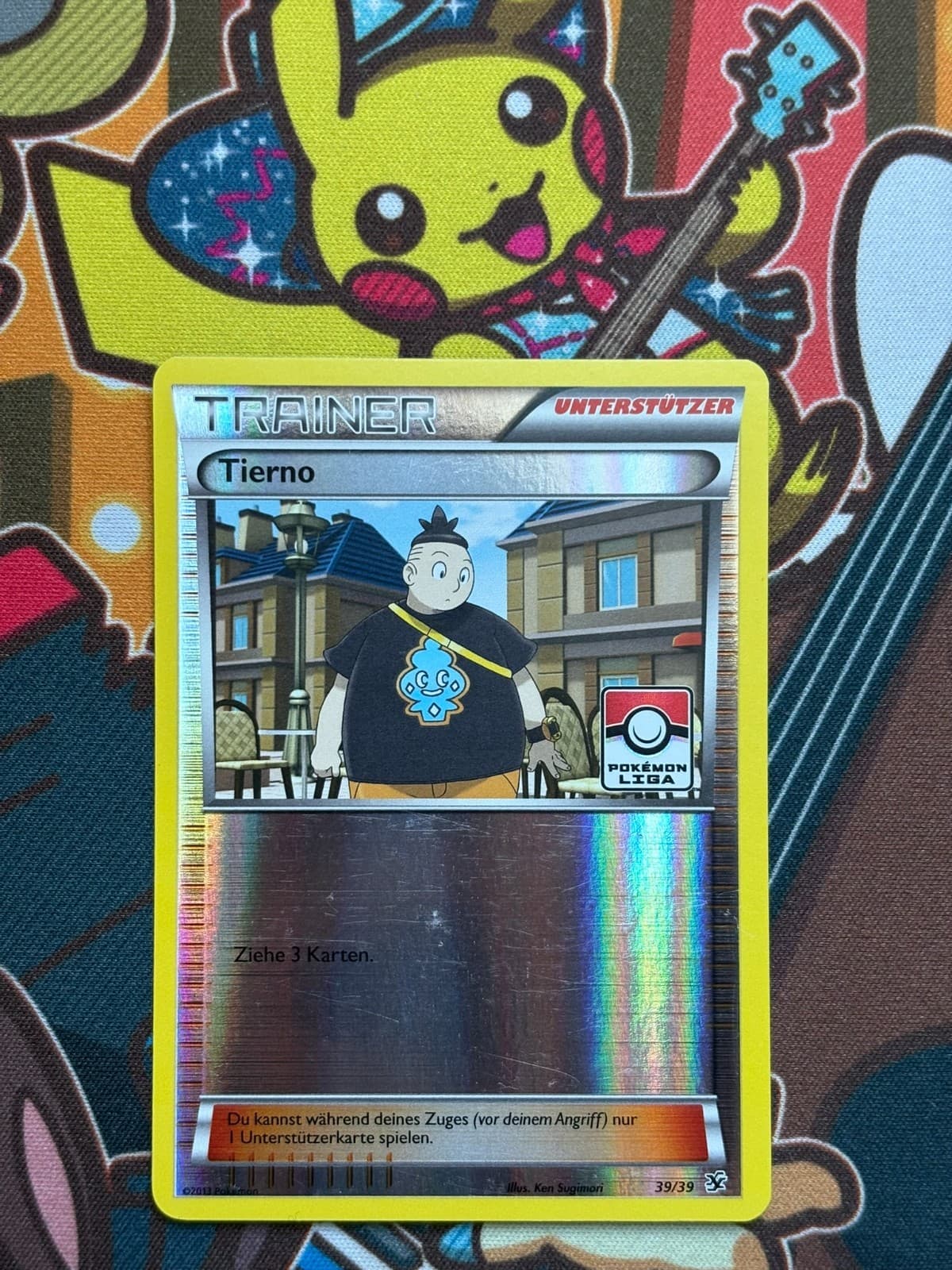 Tierno 39/39 Pokemon Liga Promo deutsch Pokemon Karten NM-EX