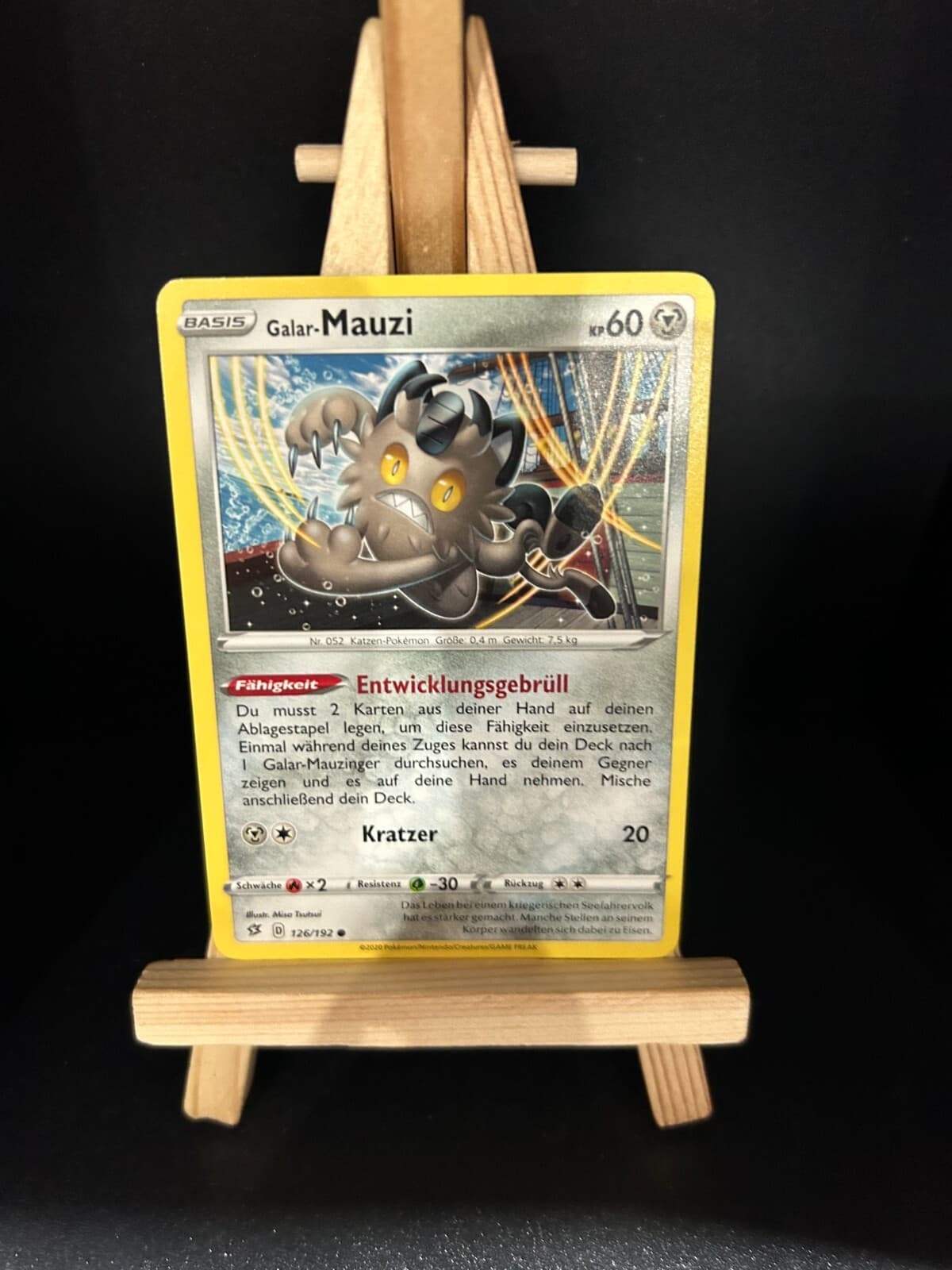 Galar Mauzi 126/192 Pokemon Karte TCG aus Clash der Rebellen