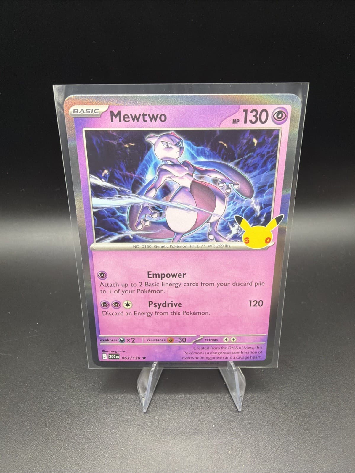 Pokémon Mewtwo 30th Celebration #63/128