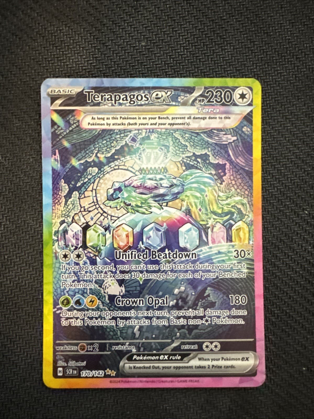 Pokemon - Terapagos Ex 170/142 SIR Stellar Crown