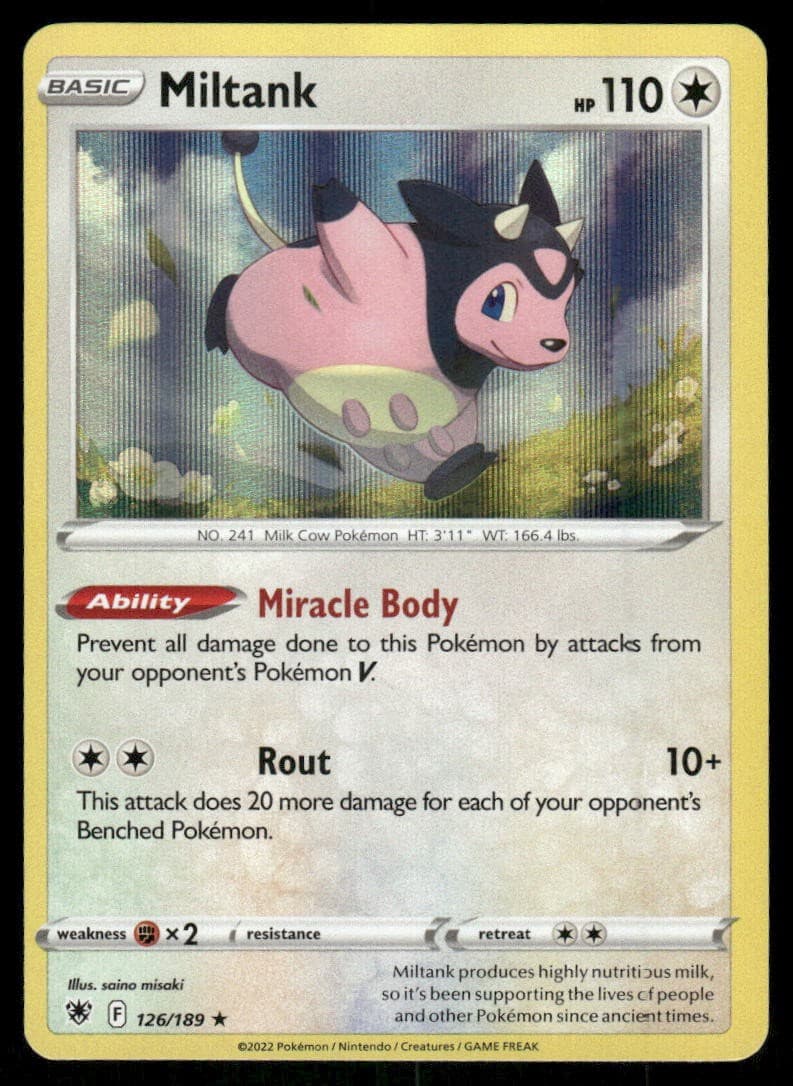 Miltank 126/189 - Astral Radiance - Holo Rare NM