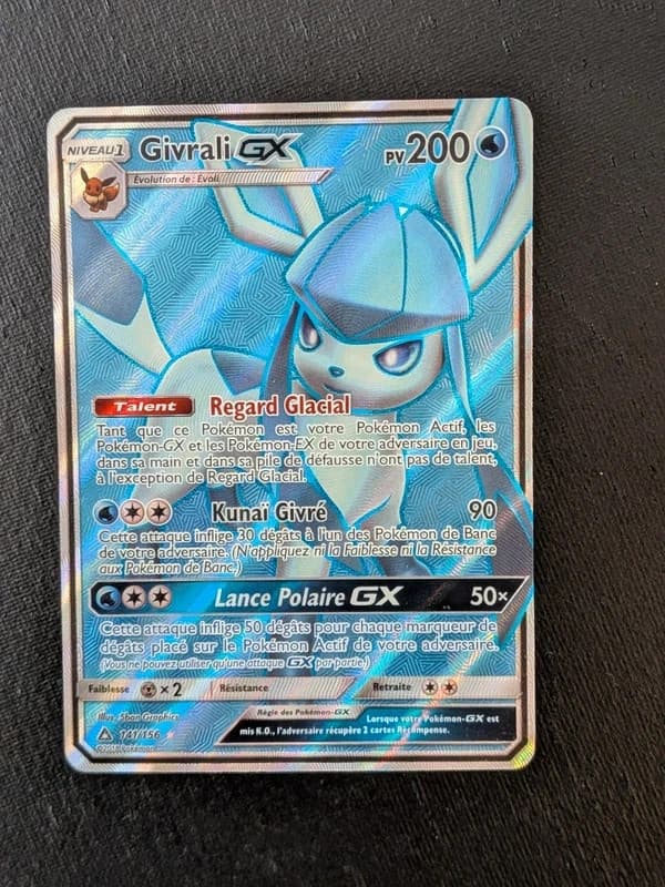 Carte Pokemon Givrali GX 141/156 Soleil et Lune Ultra Prisme
