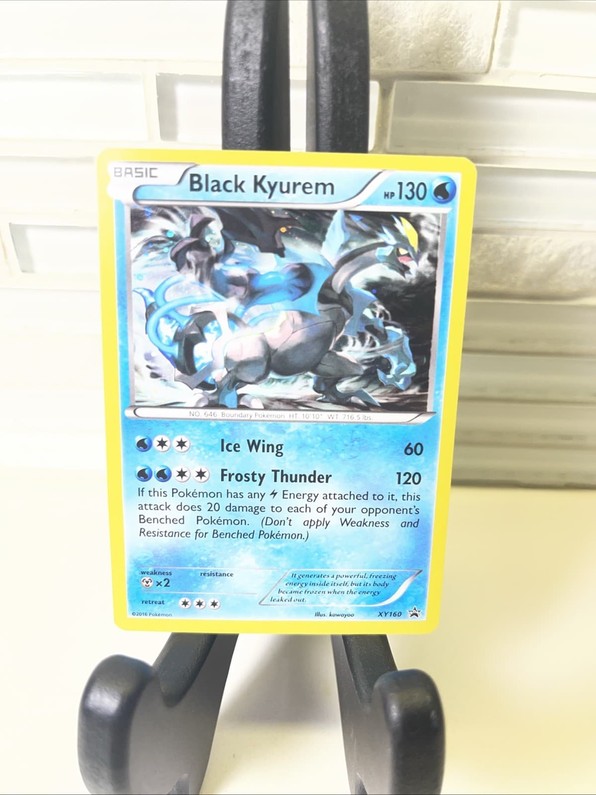 Pokemon TCG Black Kyurem XY160 XY Black Star Promos Holo