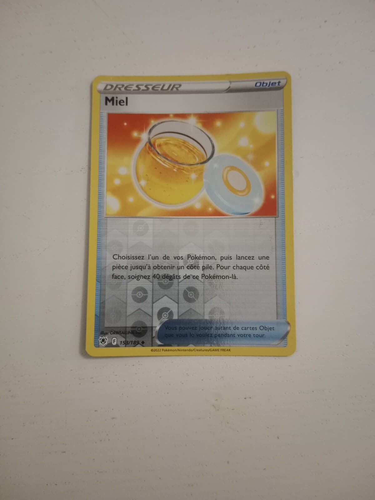 Cartes Pokemon Dresseur Miel 153/189 EB10 Epee et Bouclier Astres Radieux VF
