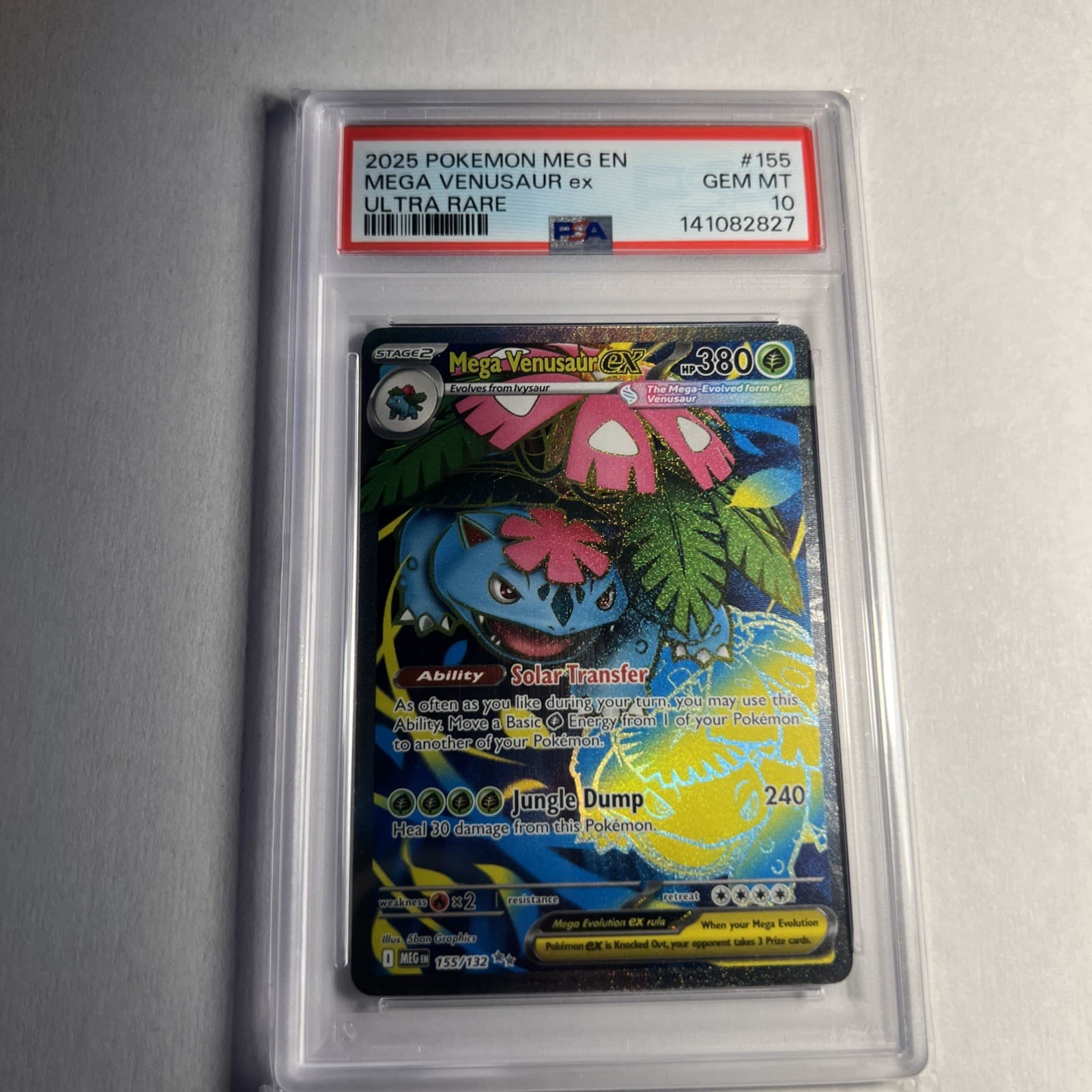 Mega Venusaur EX *PSA 10* Ultra Rare *Mega Evolution* #155 * Pokemon
