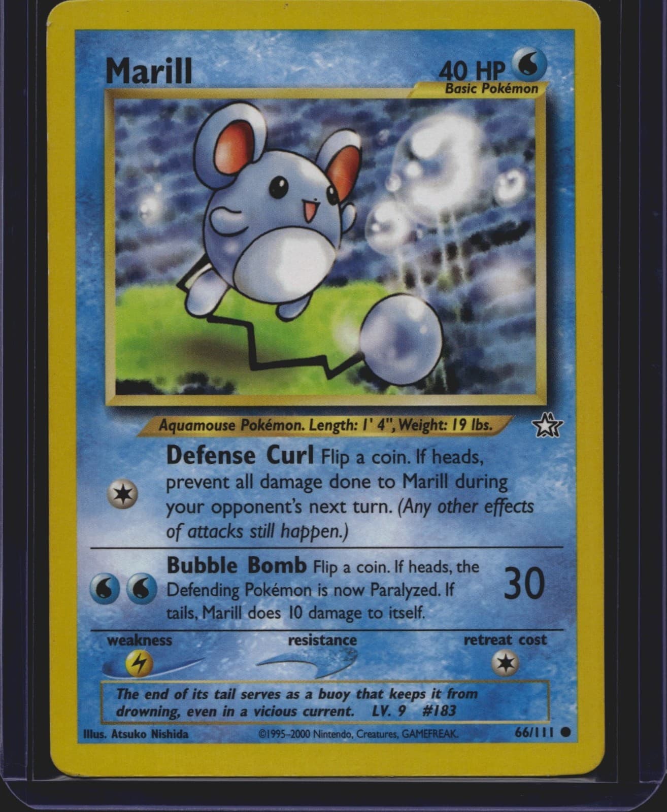 Pokémon TCG Neo Genesis Marill 66/111 MP