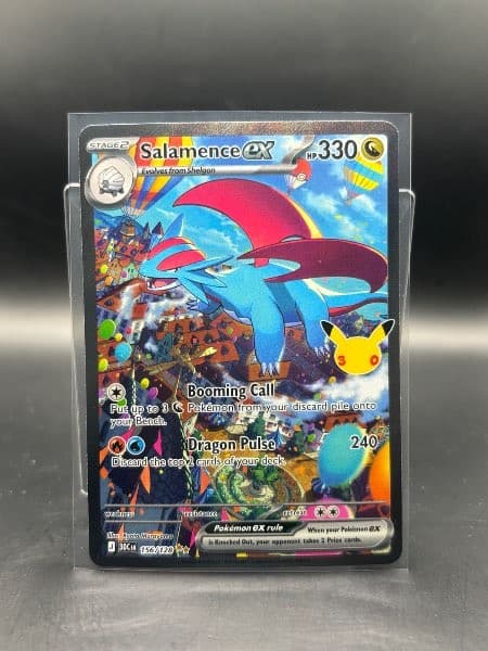 Salamence ex 156/128 30th Celebration Special Illustration Rare NM Pokemon TCG