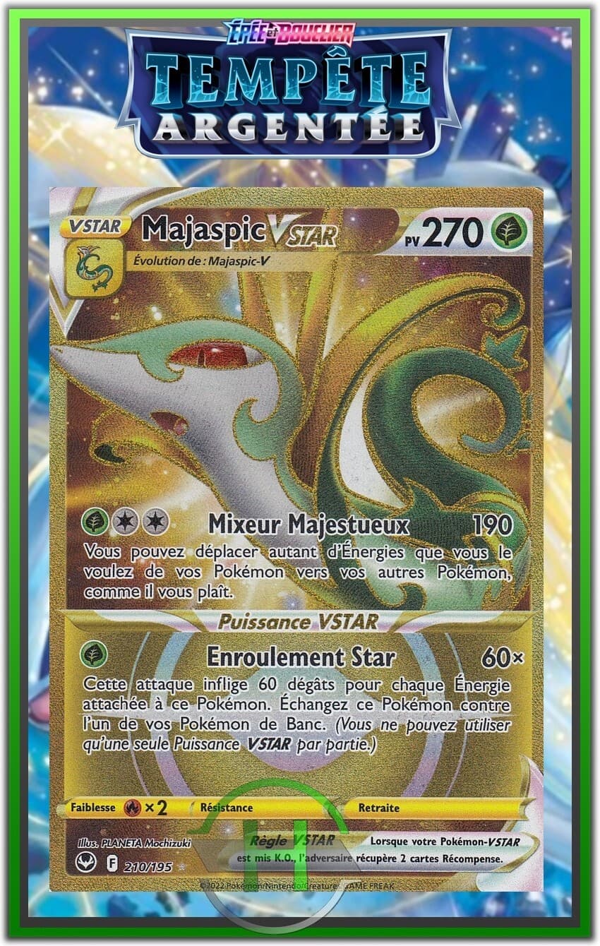 Majaspic Vstar - EB12:Tempête Argentée - 210/195 - Carte Pokémon Française Neuve