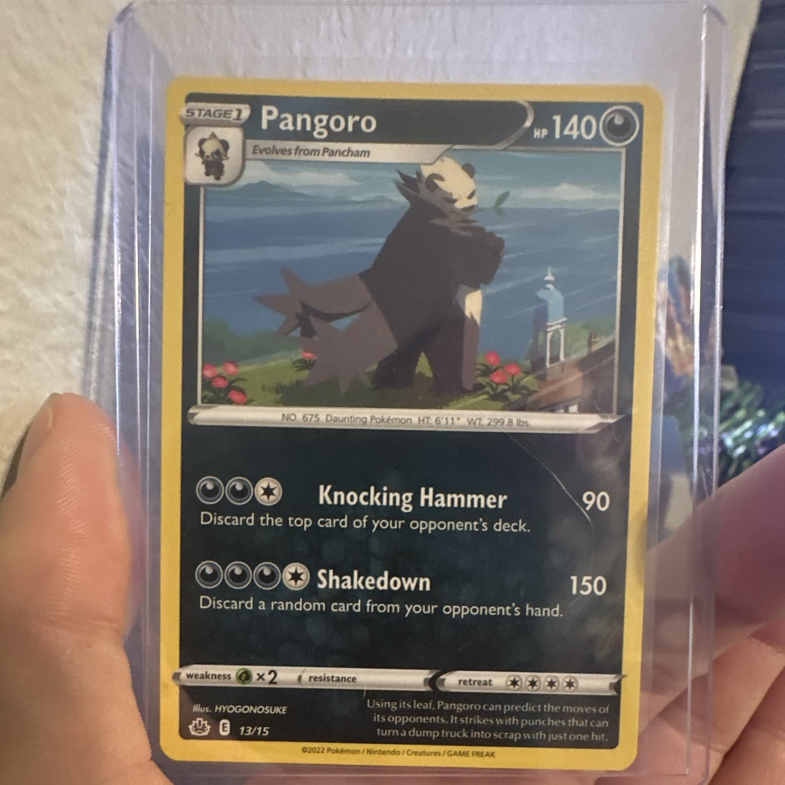 The Pokémon Company Pokémon TCG Pangoro McDonald's 2022 13/15 Promo Eng