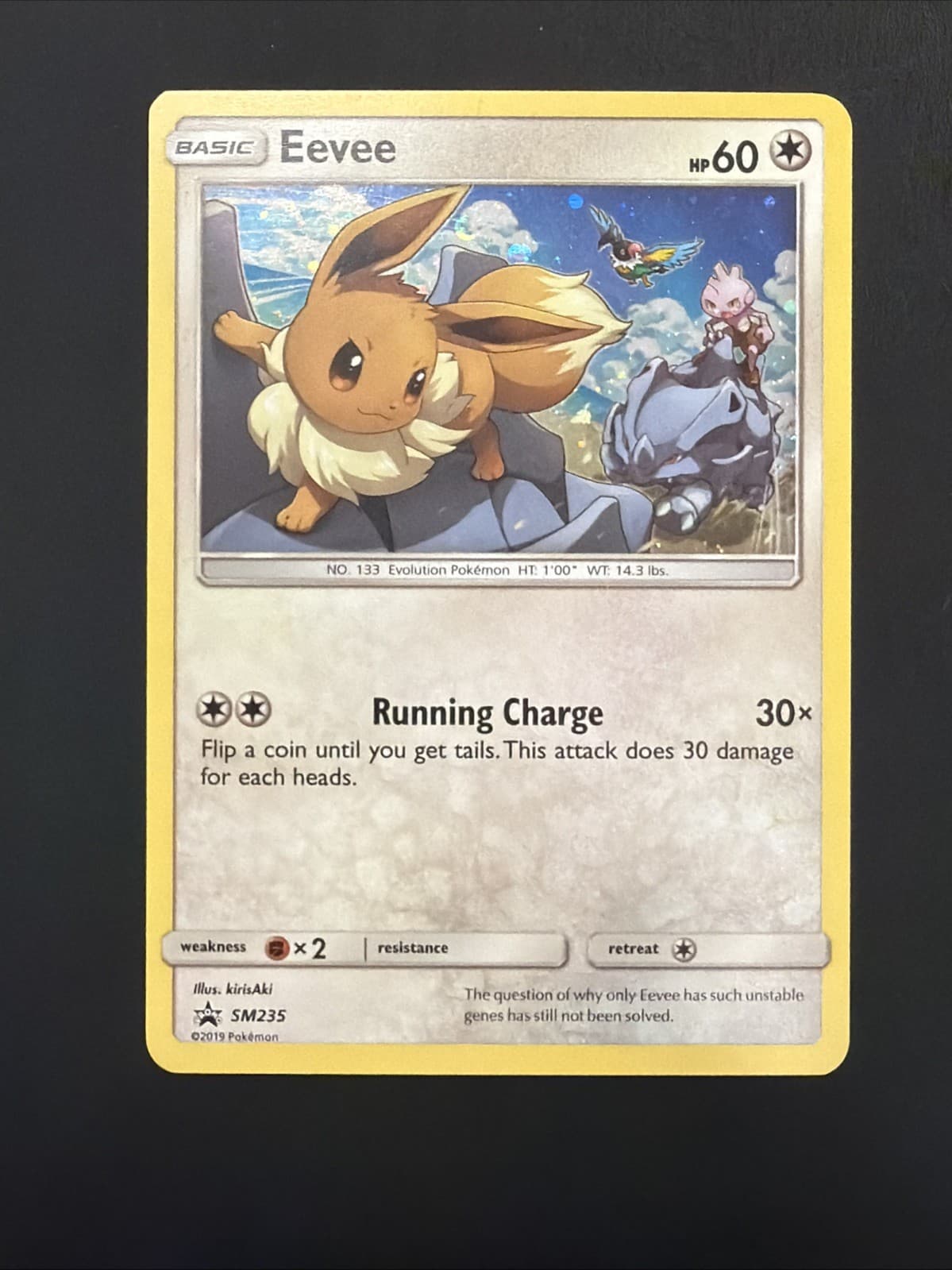 Eevee Pokemon Sun & Moon Black Star Promo #SM235