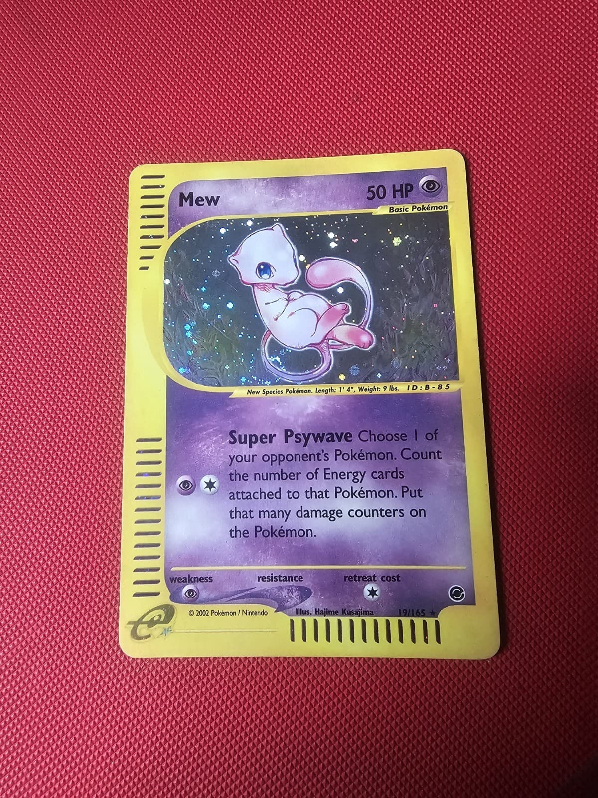 2002 Expedition Mew 019/165 Holo Pokemon Expedition English