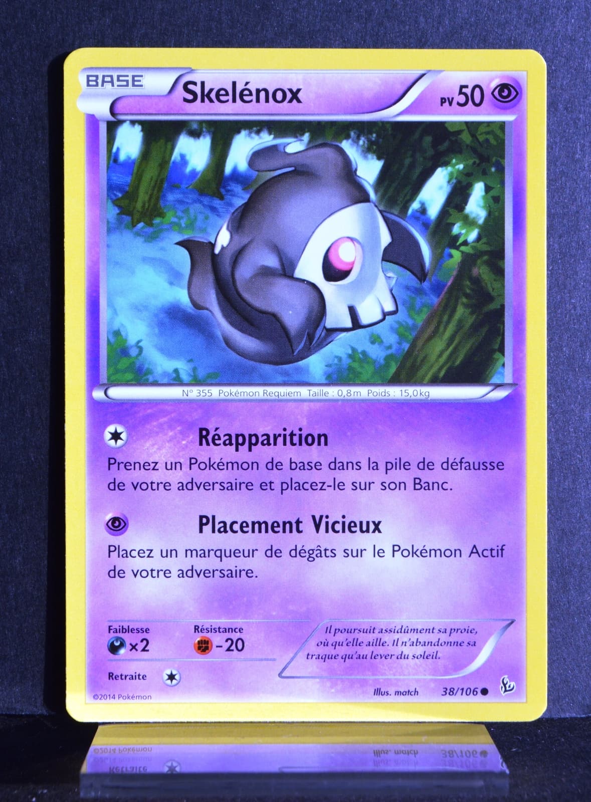 carte Pokémon 38/106 Skélénox 50 PV Xy Étincelles NEUF FR