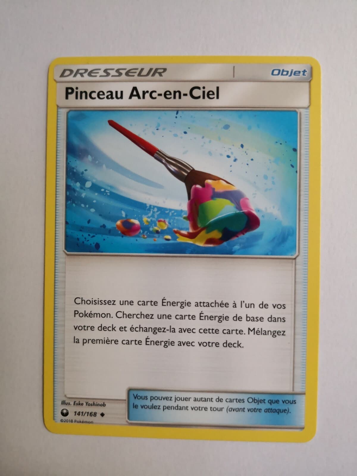 Carte Pokémon - Pinceau Arc-en-ciel 141/168 -Soleil et Lune Tempête Céleste SL7