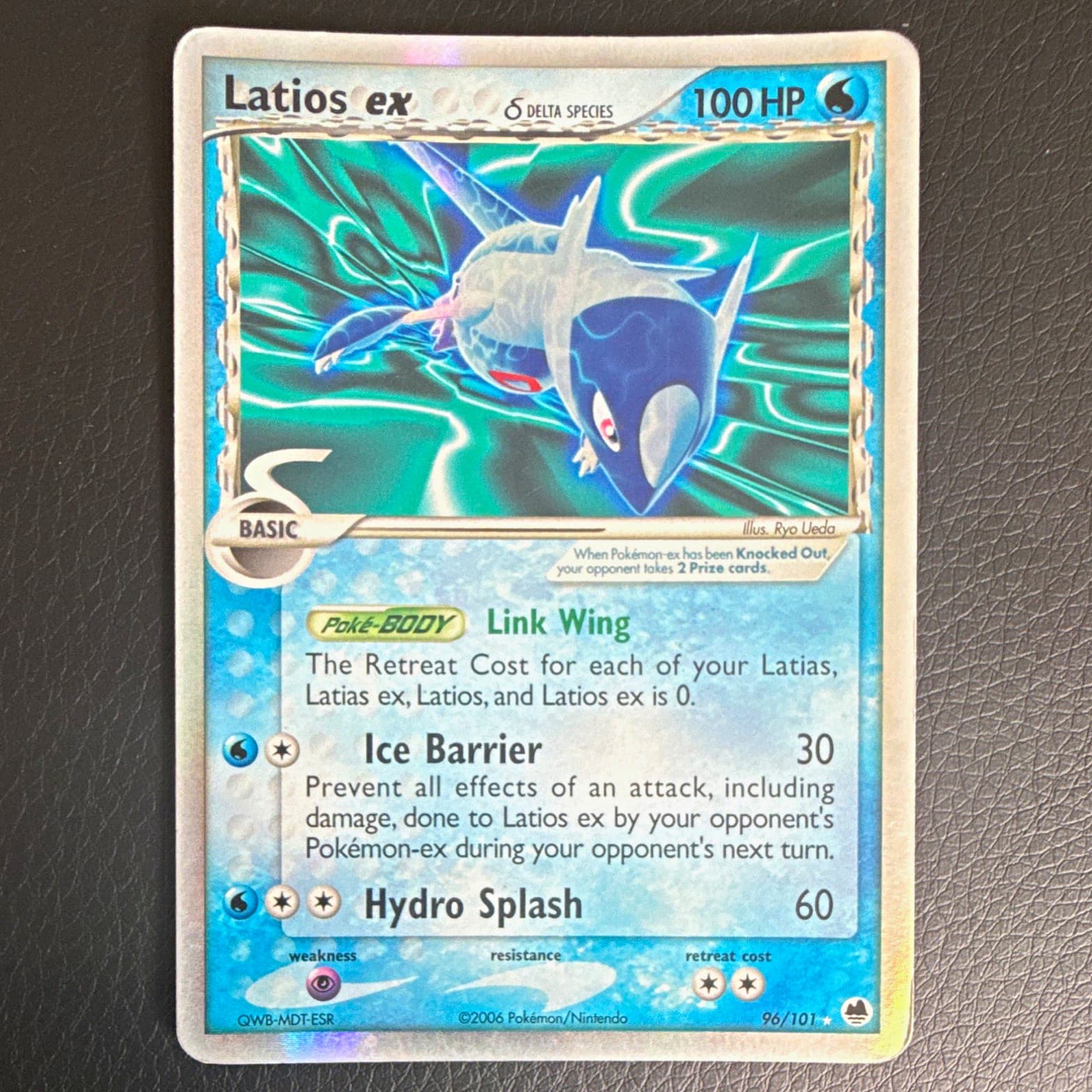 Pokémon TCG Latios ex 96/101 EX Dragon Frontiers Holo Delta Species EN 100 HP