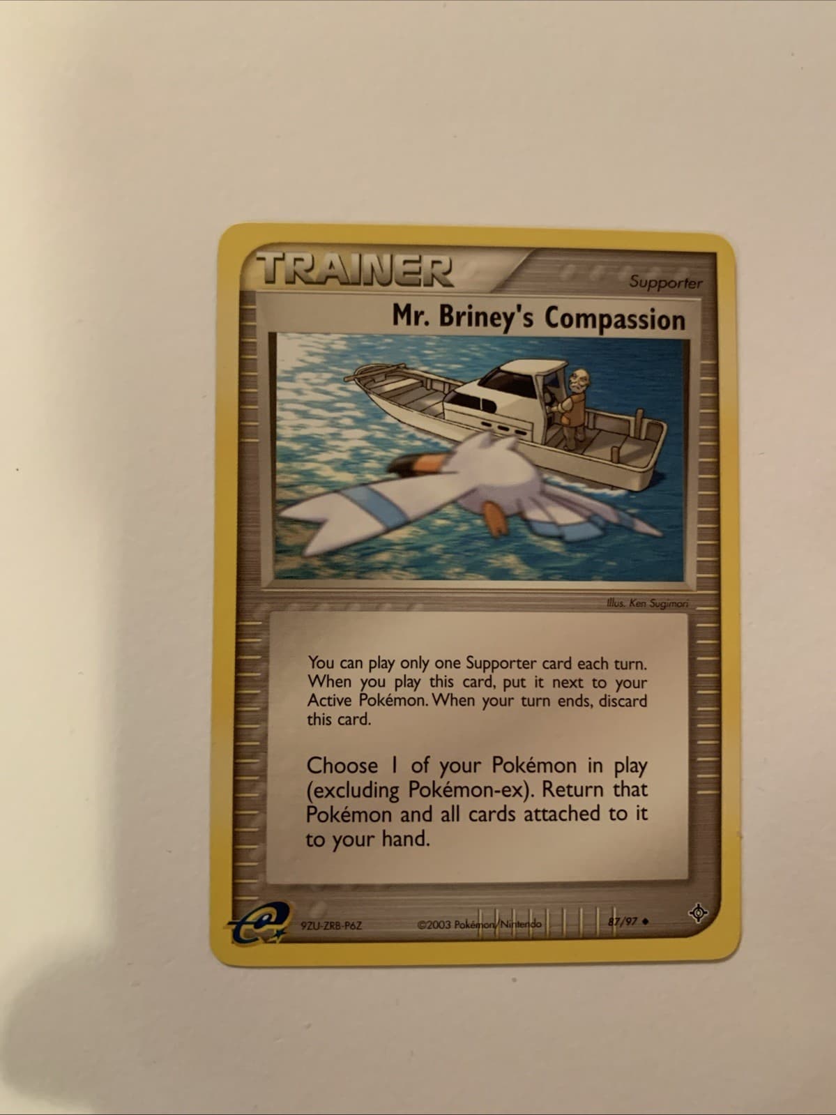 Pokemon Mr. Briney's Compassion 87/97 - 2003 EX Dragon - LP Non-Holo Uncommon