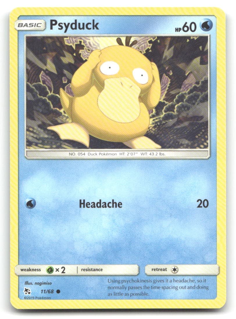 Psyduck Hidden Fates 11/68 LP Pokemon
