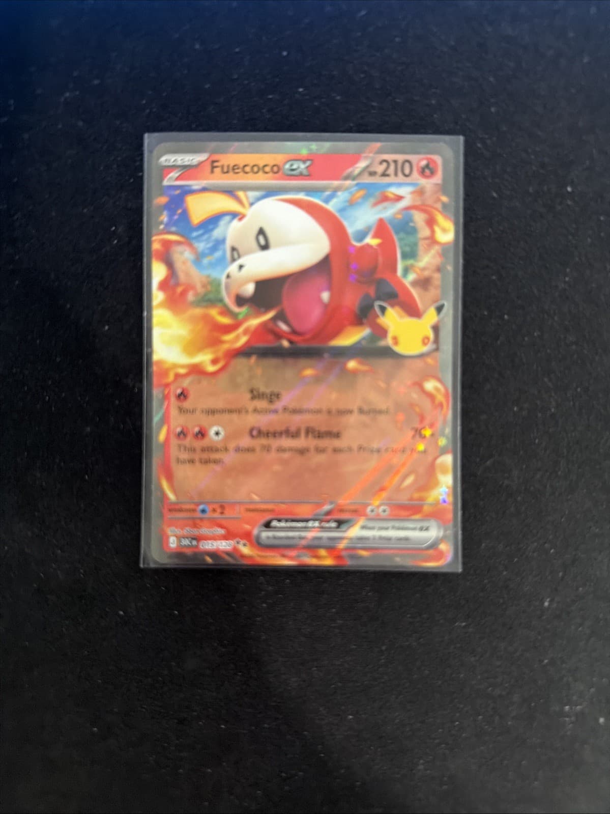 Fuecoco ex 15/128 Double Rare Pokemon TCG 30th Anniversary