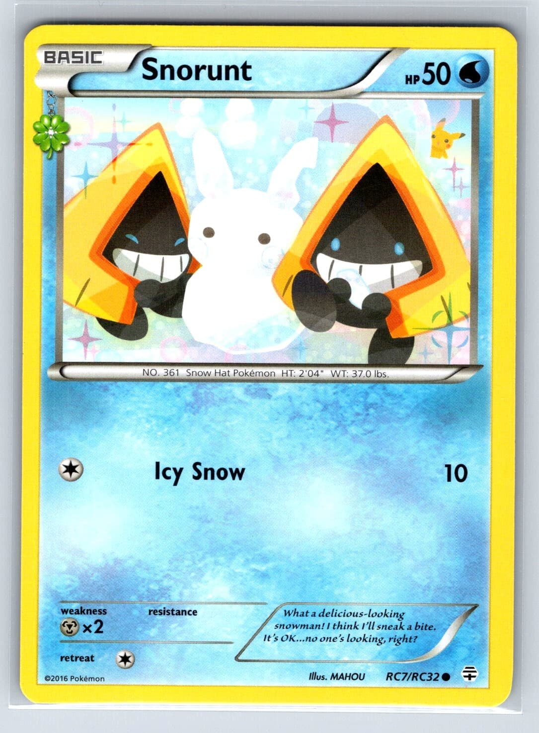 Snorunt RC7/RC32 Generations Pokemon Near Mint