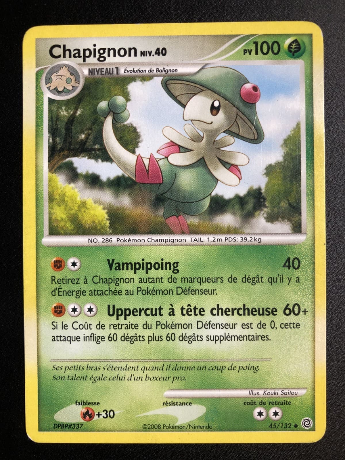 Carte Pokémon Chapignon 45/132 D&P Merveilles Secrètes FR (port groupé)