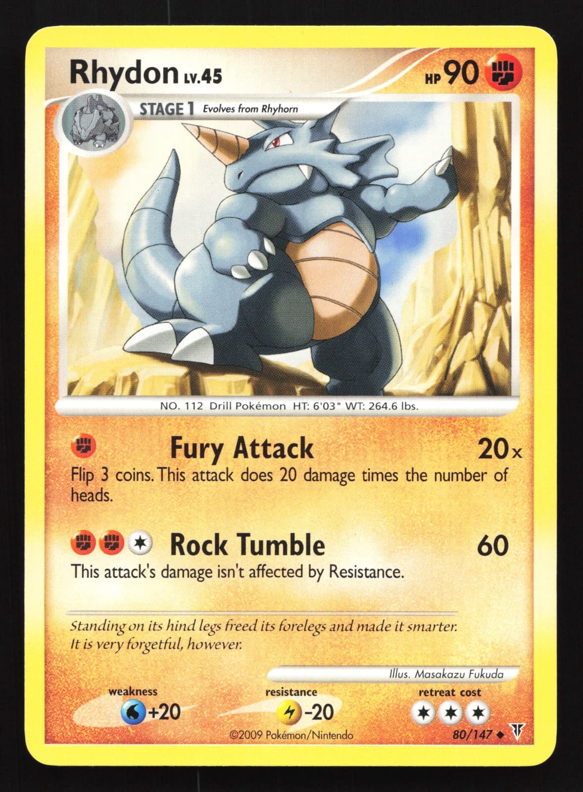 Rhydon 80/147 Supreme Victors Uncommon Pokemon Card