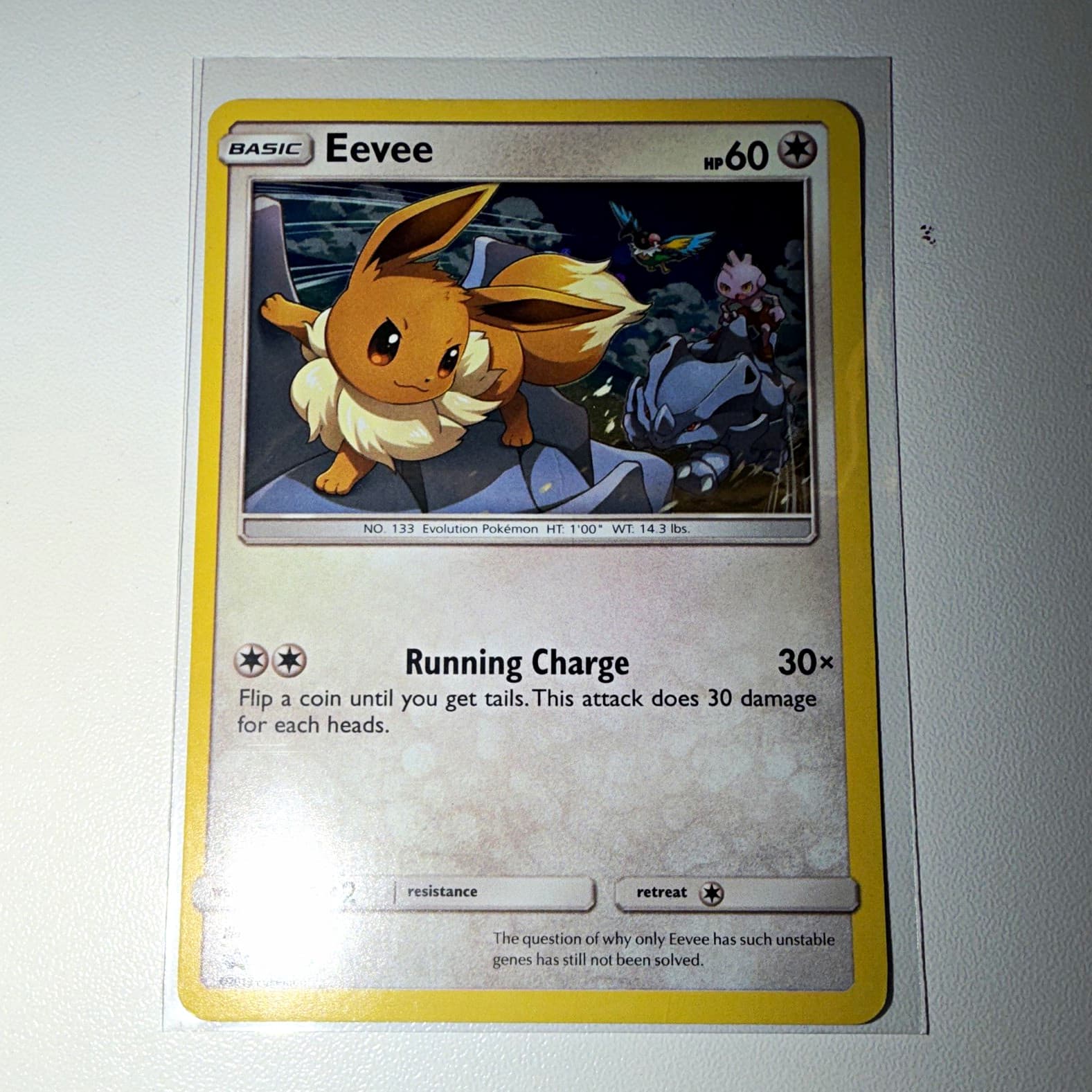 Pokémon Co. Eevee SM235 Holo Promo English Basic 60 HP Sun & Moon Promos