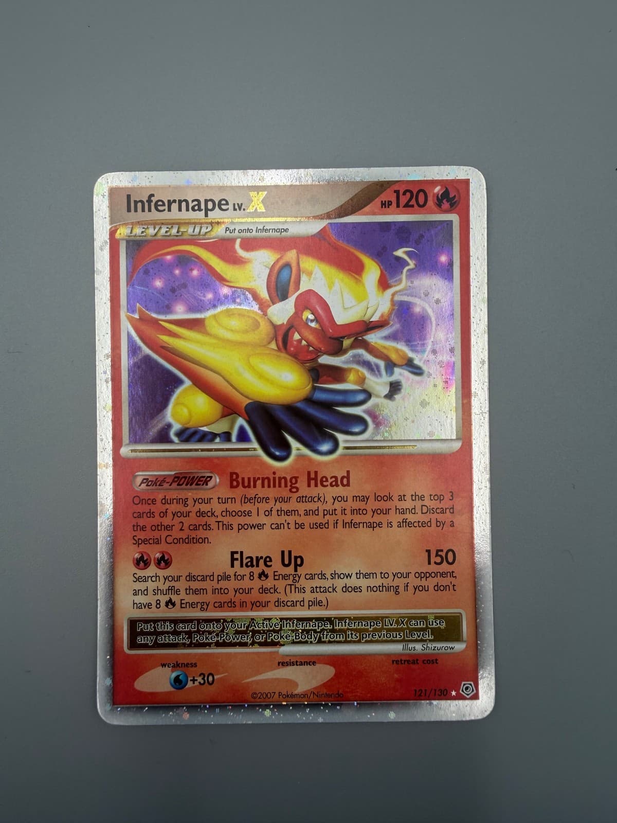 Diamond and Pearl #121/130 Infernape LV.X