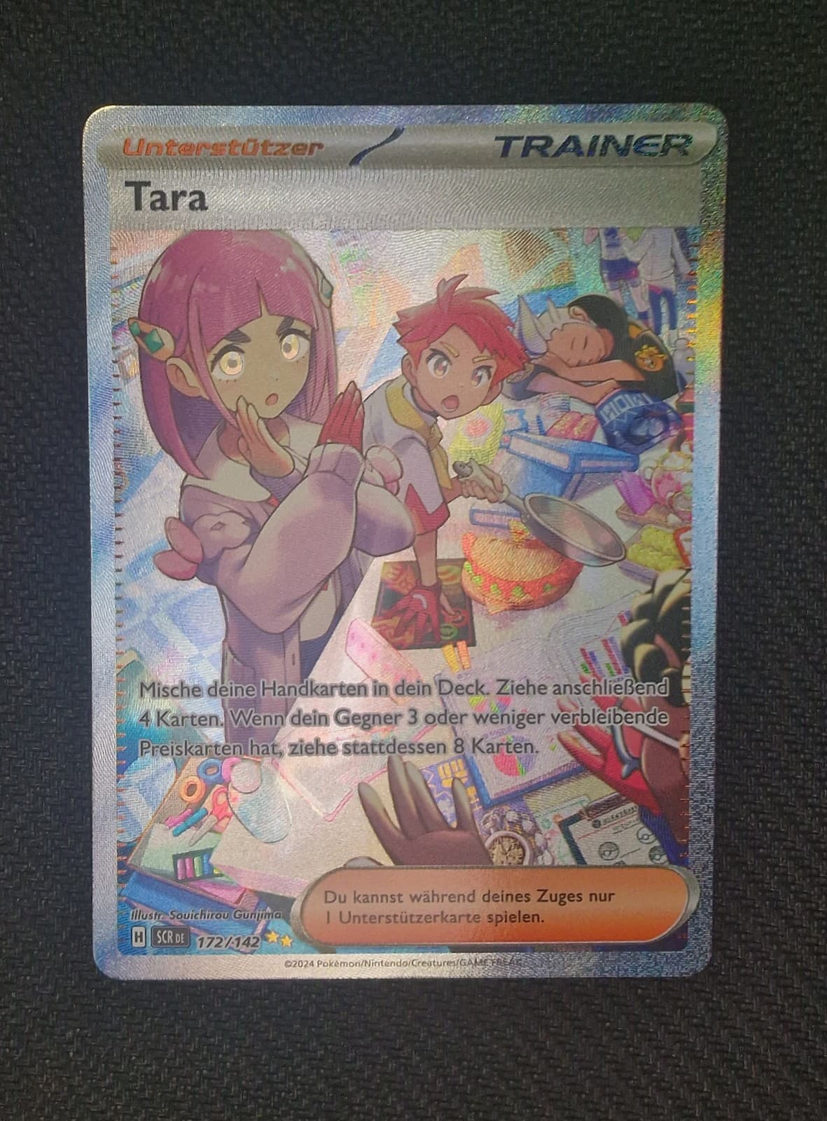 Pokemon Stellarkrone Tara Alt Art 172/142 Near Mint deutsch