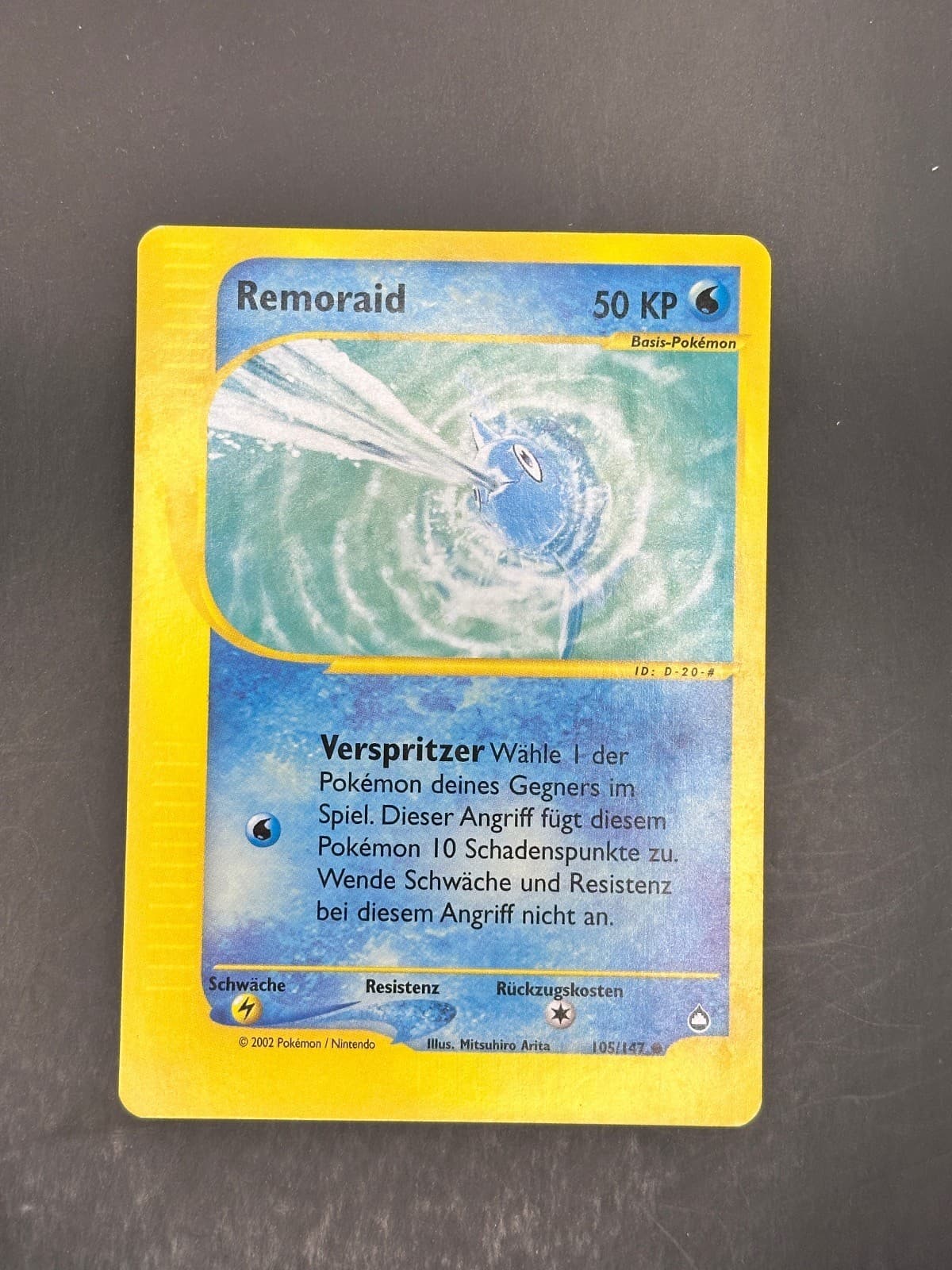 Remoraid 105/147 Common Aquapolis Pokemon Lightly Played EN