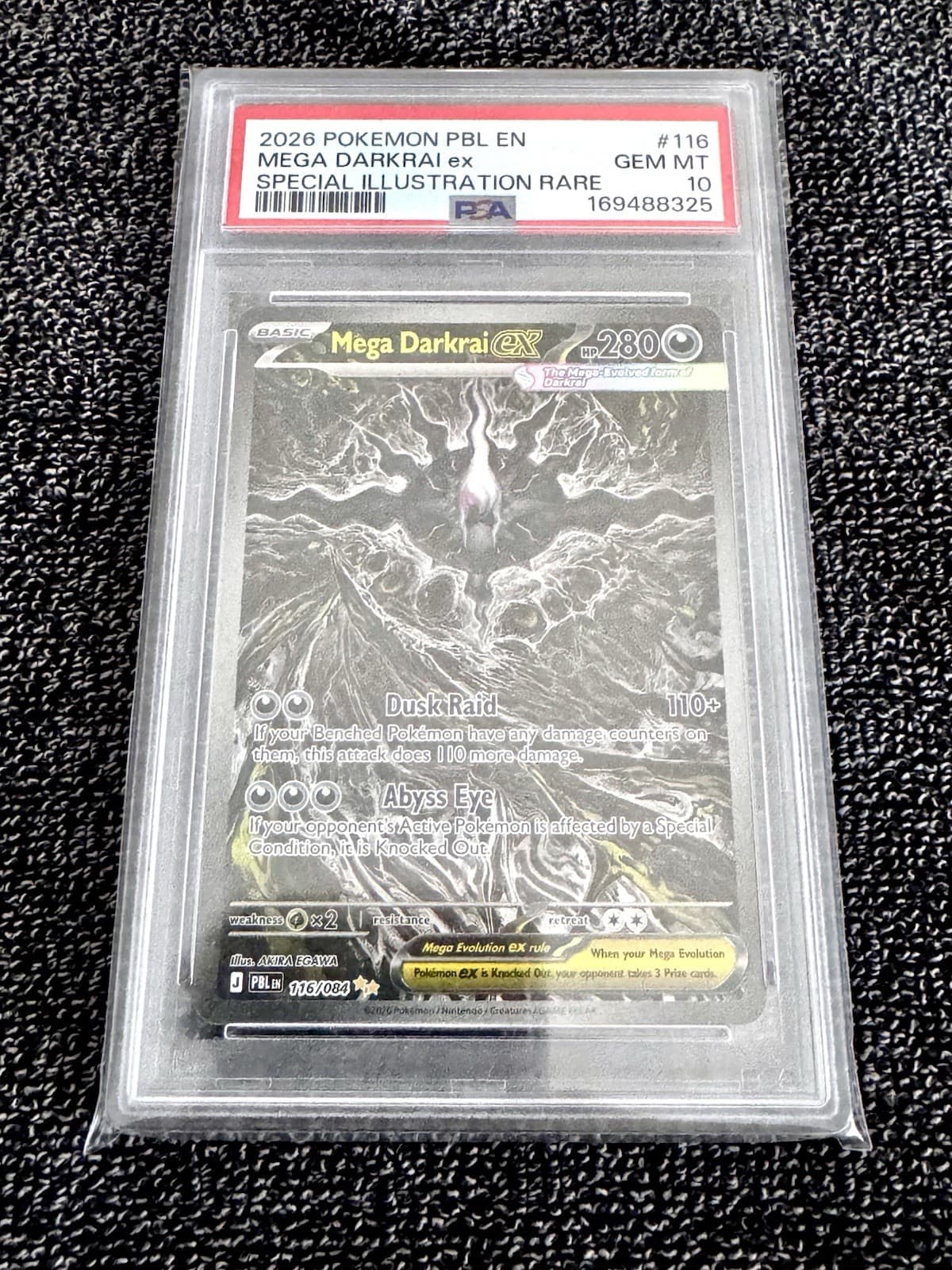 The Pokemon Company Mega Darkrai ex Me05 SIR Holo 116/084 PSA 10 2026 EN