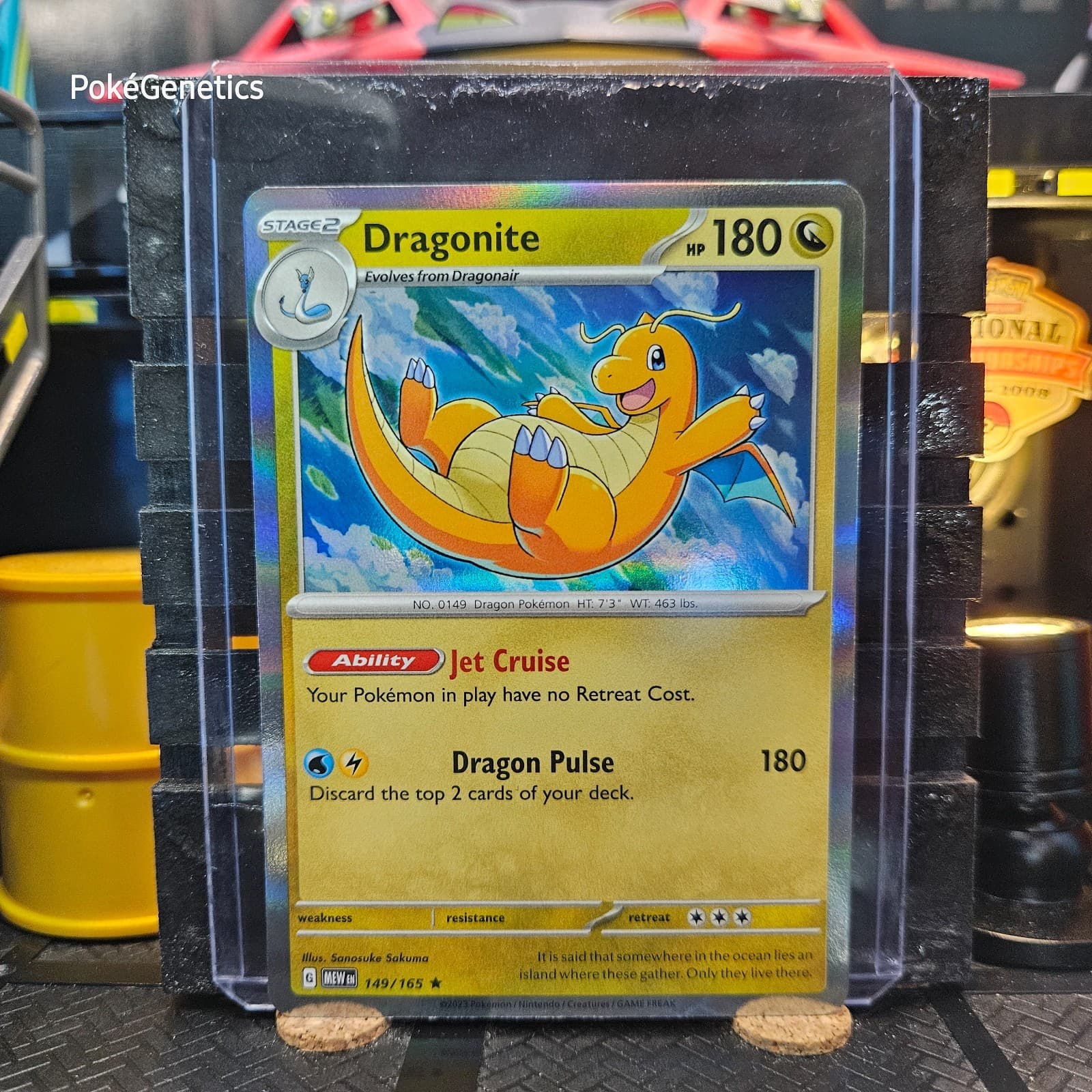 Dragonite 151 Holo Pokémon TCG 149/165 Scarlet & Violet Rare