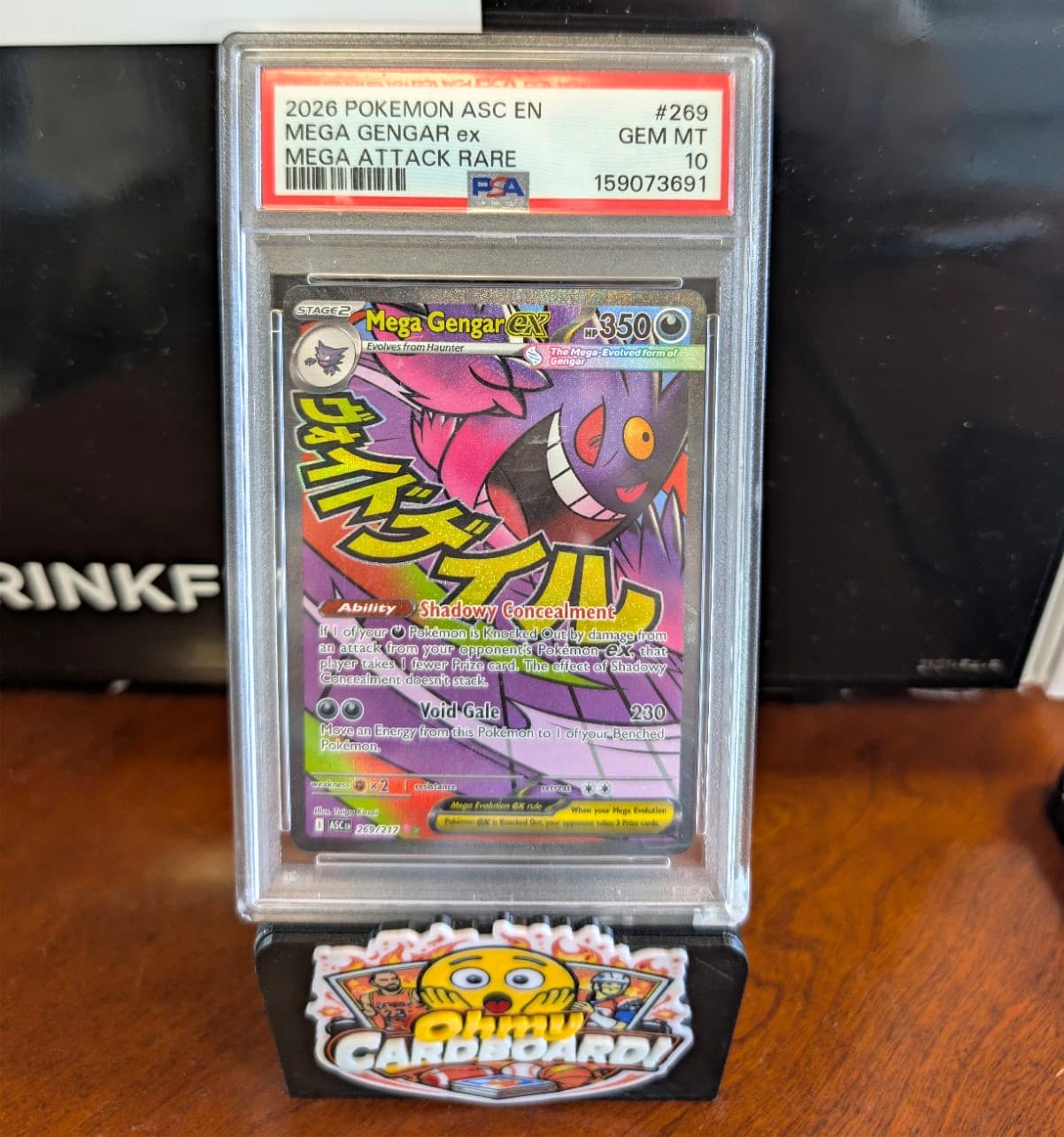 Pokemon Mega Gengar ex 269/217 Me: Ascended Heroes EN PSA 10