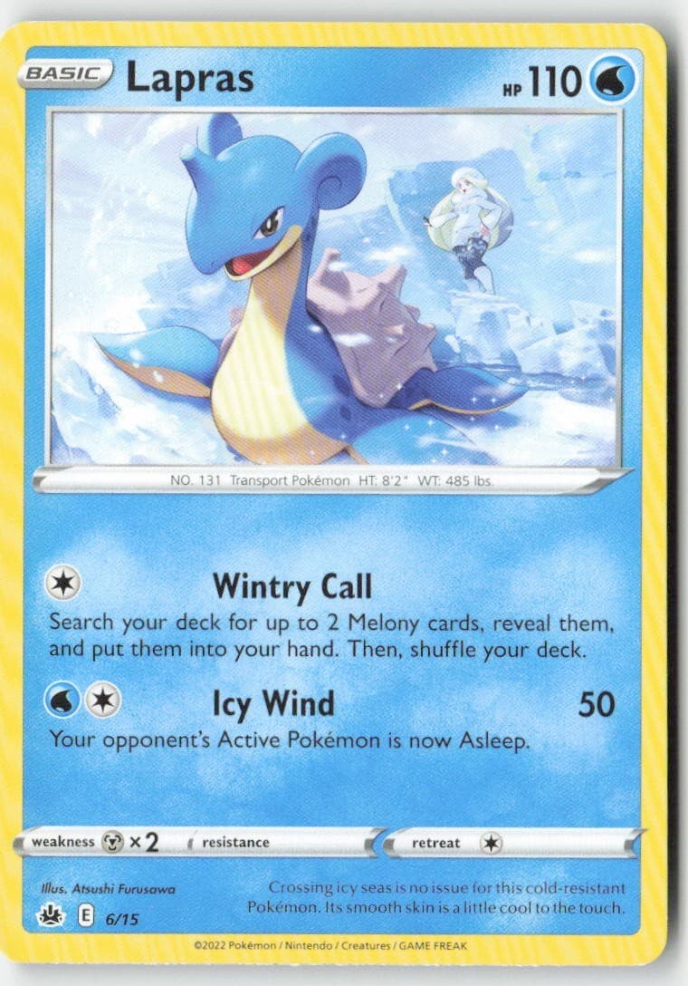Lapras 6/15 Promo MP Regular - McDonald's Collection 2022